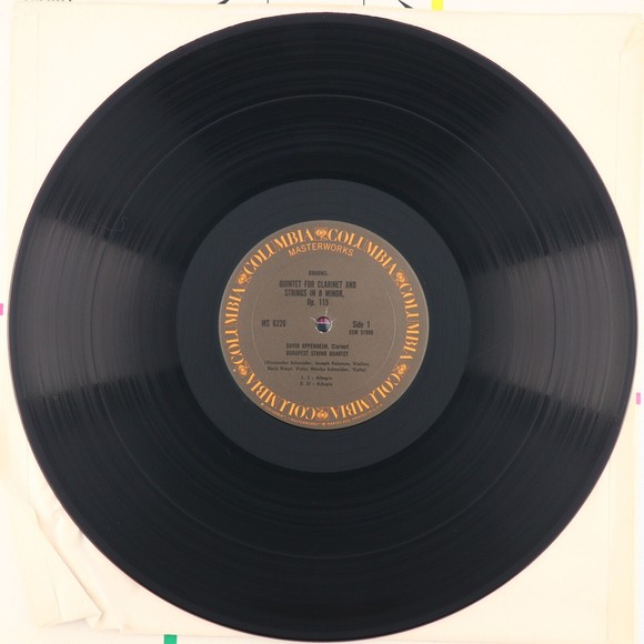 Brahms David Oppenheim Clarinet Quintet In B-Minor Budapest String 12" LP Record - Picture 5 of 11